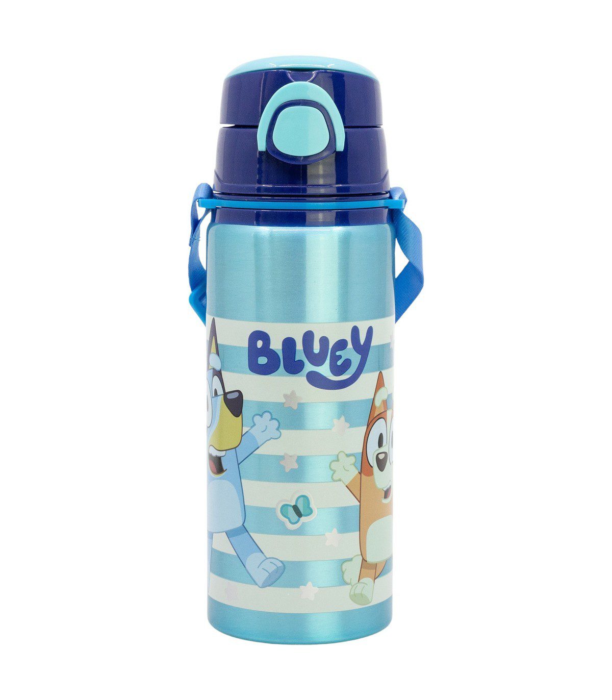 Botella aluminio Bluey 730ml con correa