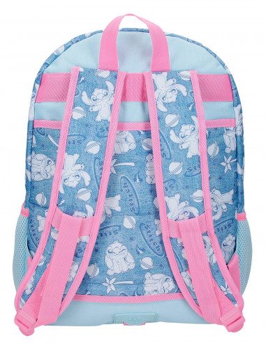 Mochila Stitch Hearts 44cm 2c. - Imagen 3