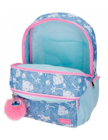 Mochila Stitch Hearts 44cm 2c. - Imagen 4