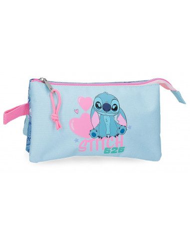 Estuche triple Stitch Hearts