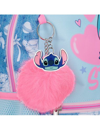 Mochila ruedas Stitch 45cm Hearts compact - Imagen 7