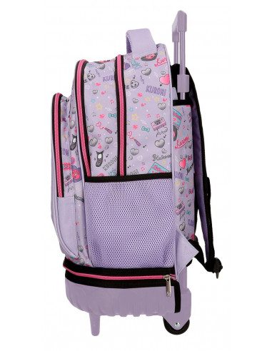 Mochila ruedas Kuromi 45cm retropop - Imagen 4