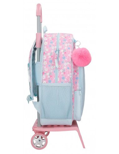 Mochila Minnie 33cm c/carro. Happy - Imagen 2