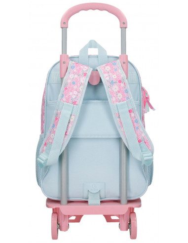 Mochila Minnie 33cm c/carro. Happy - Imagen 4