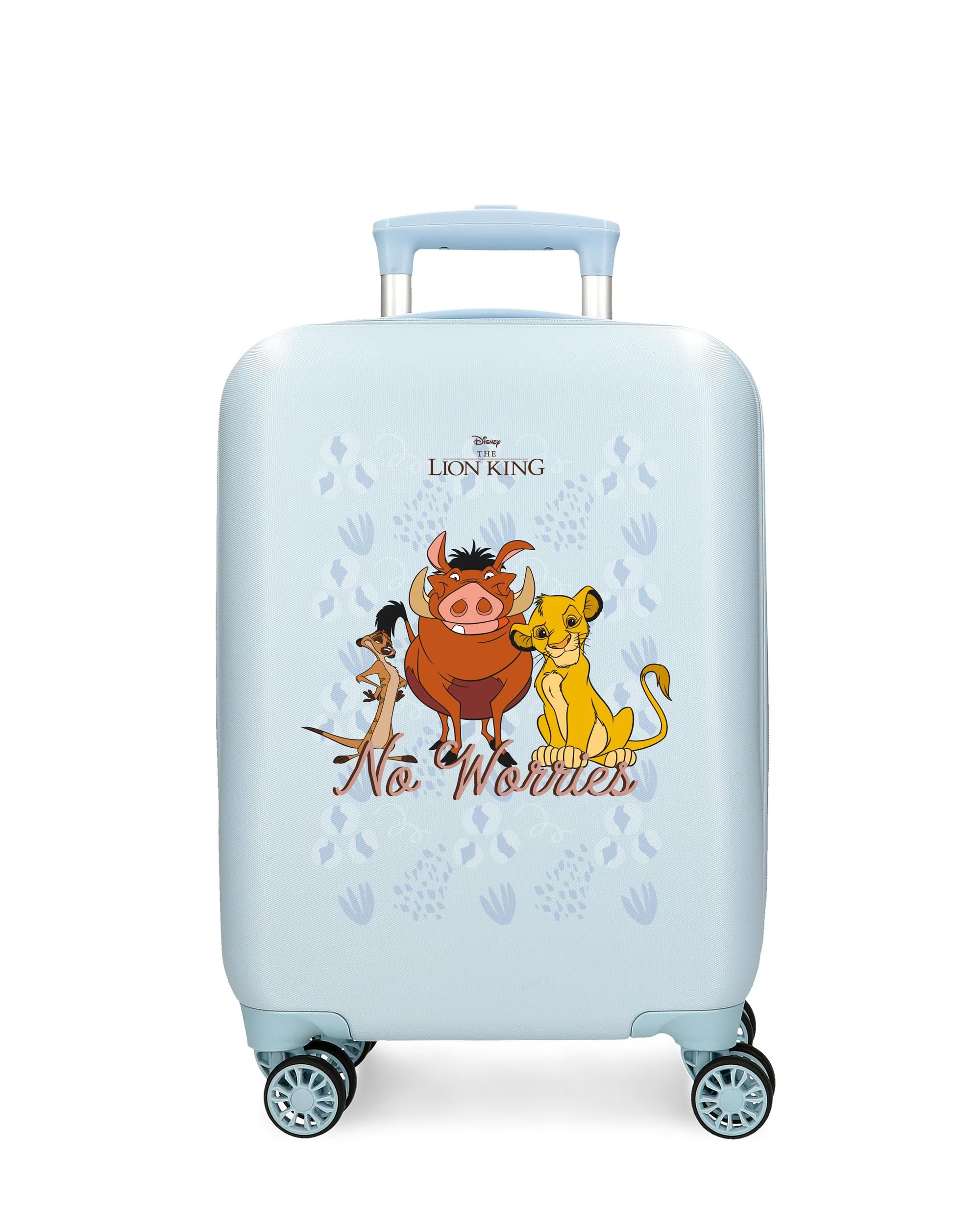 Trolley ABS Simba and Friends azul claro