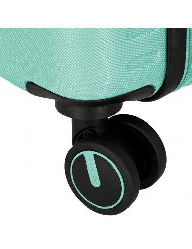 Trolley ABS PJL Aris 55cm turquesa - Imagen 3
