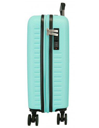 Trolley ABS PJL Aris 55cm turquesa - Imagen 4