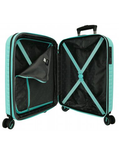 Trolley ABS PJL Aris 55cm turquesa - Imagen 5