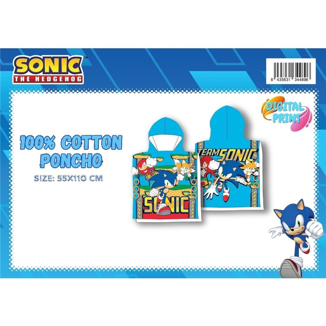 Poncho algodón Sonic