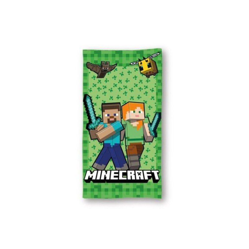 Toalla microfibra minecraft