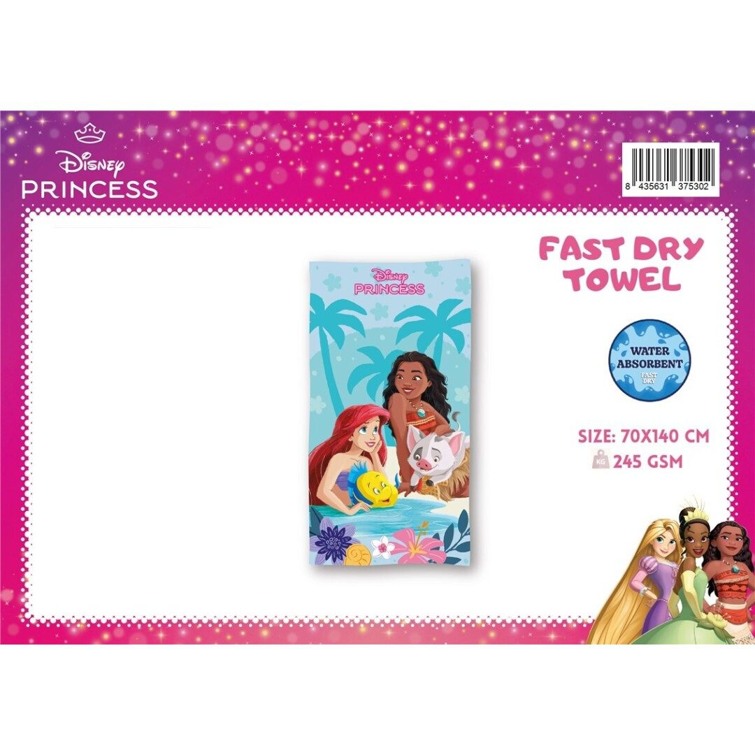 Toalla microfibra Princesas