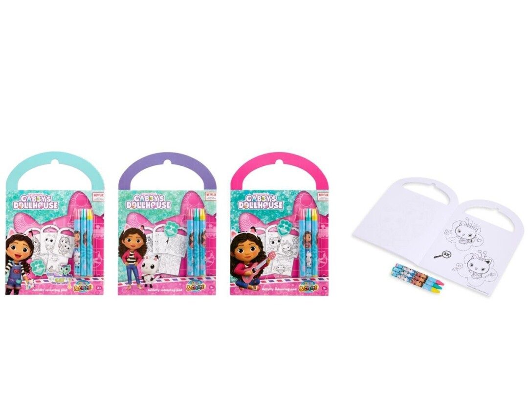 Mini Set de colorear y actividades Gabby
