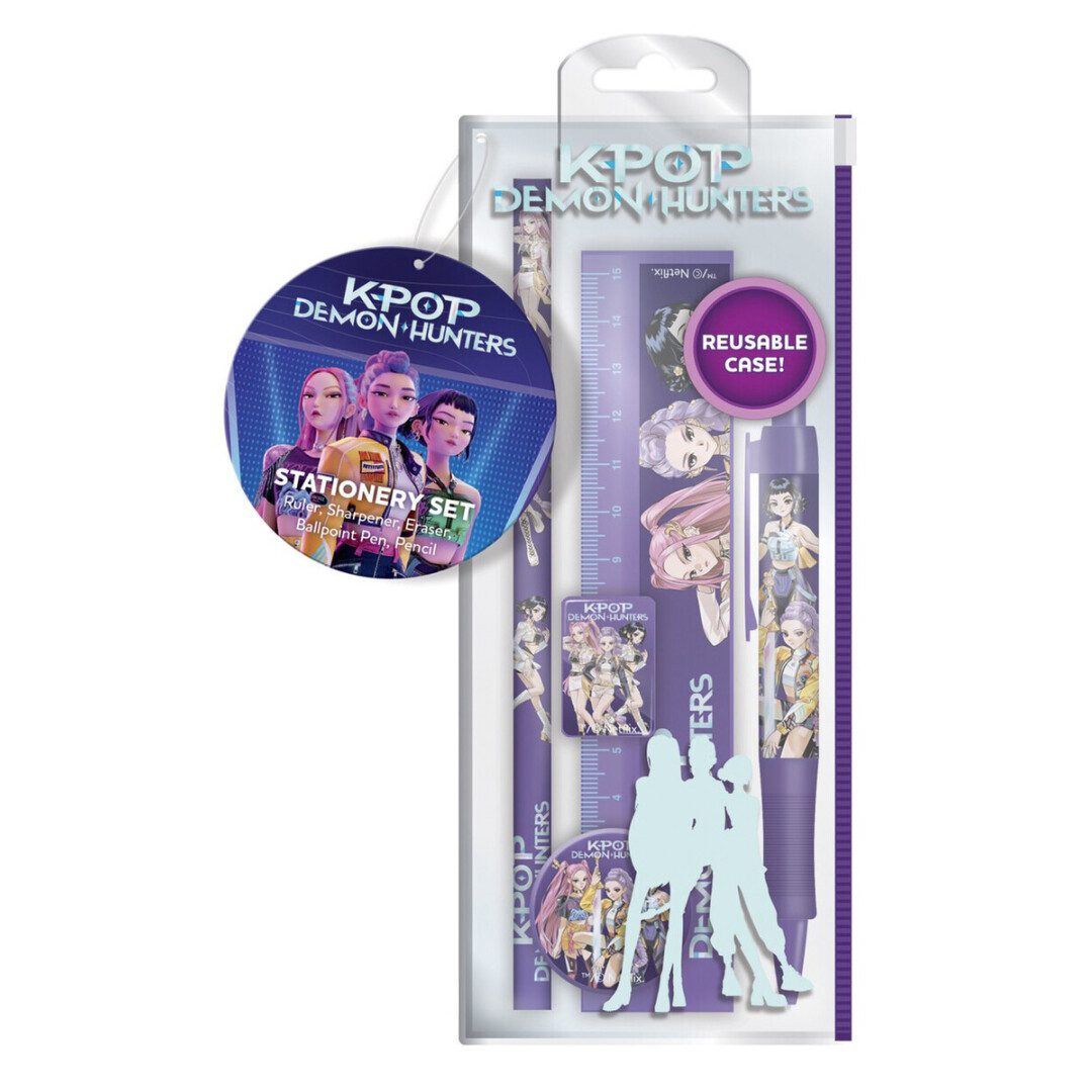 Set papelería 5pcs K-Pop Demon Hunters