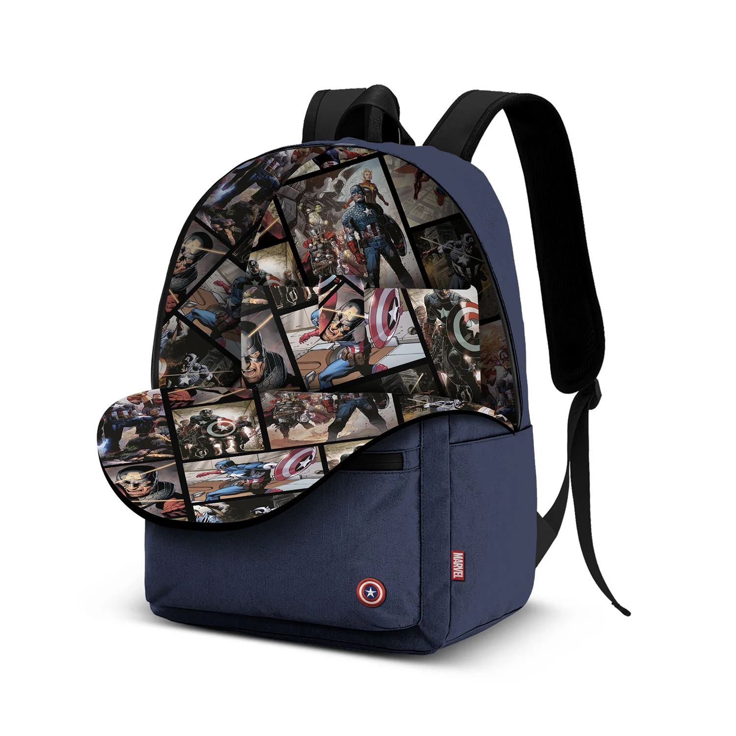 Mochila Capitán America azul - Imagen 2