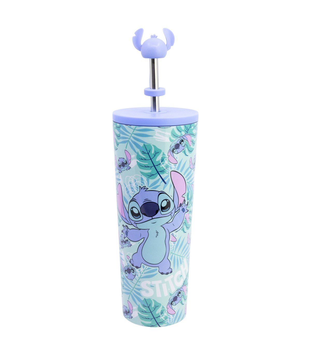 Vaso termo Stitch con caña acero inoxidable
