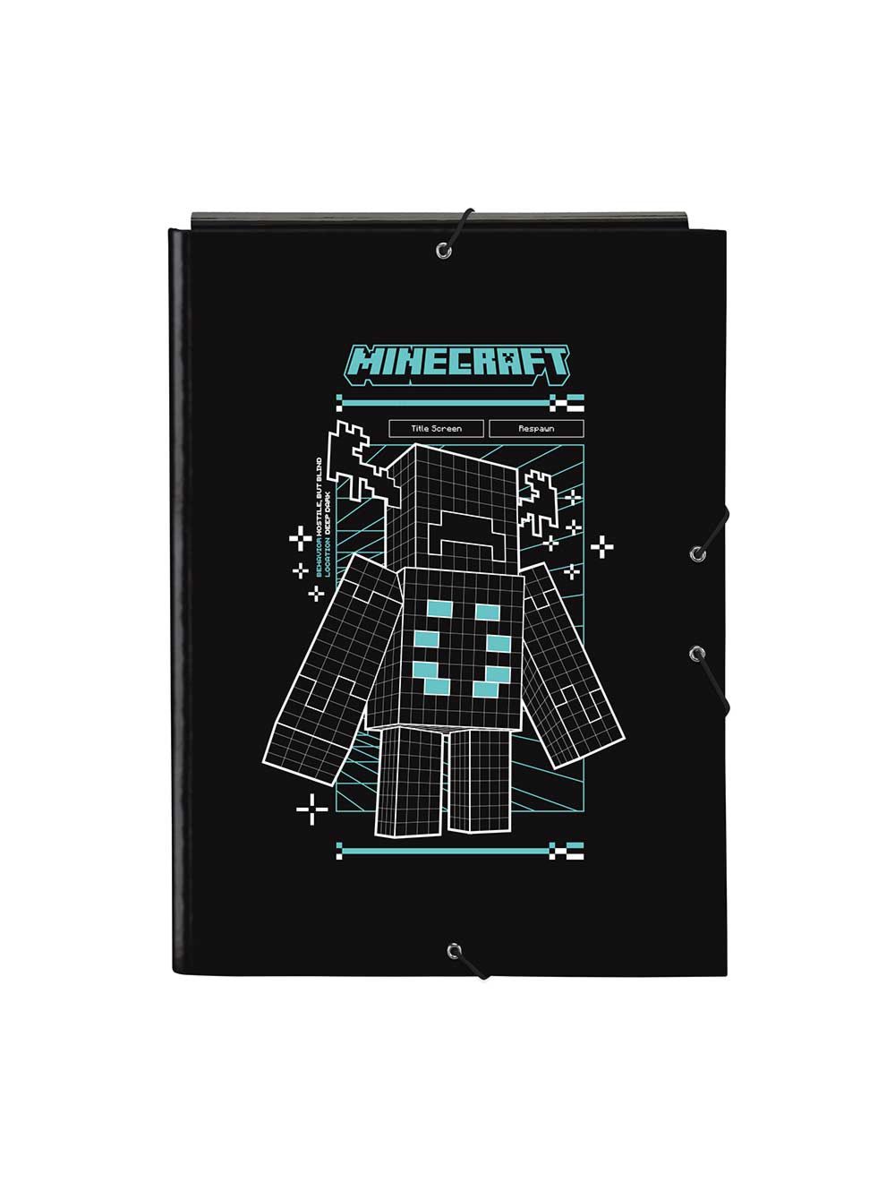 Carpeta folio 3 solapas Minecraft Screen