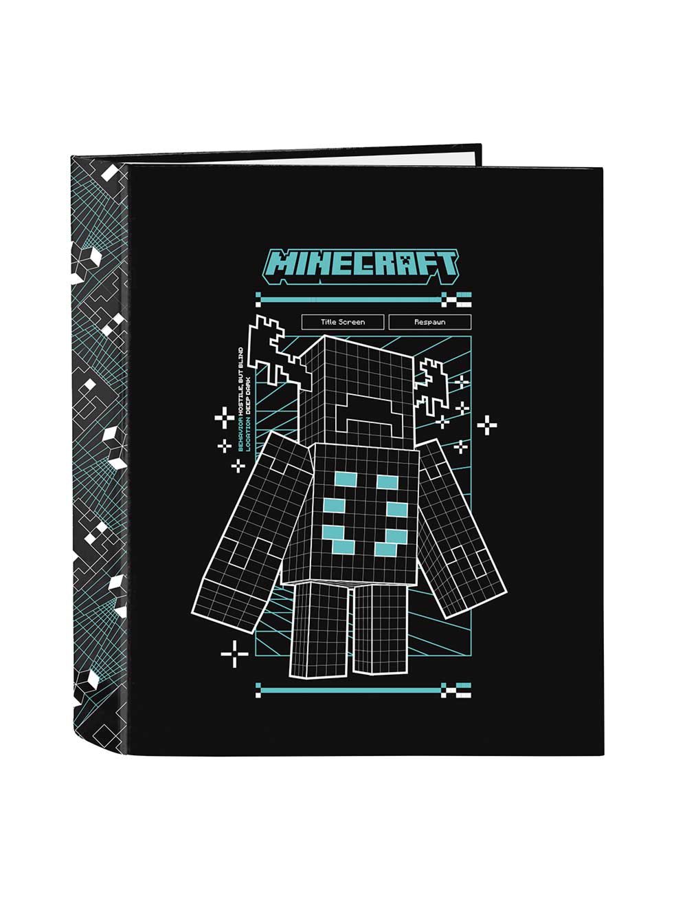 Carpeta 4 anillas Minecraft Screen