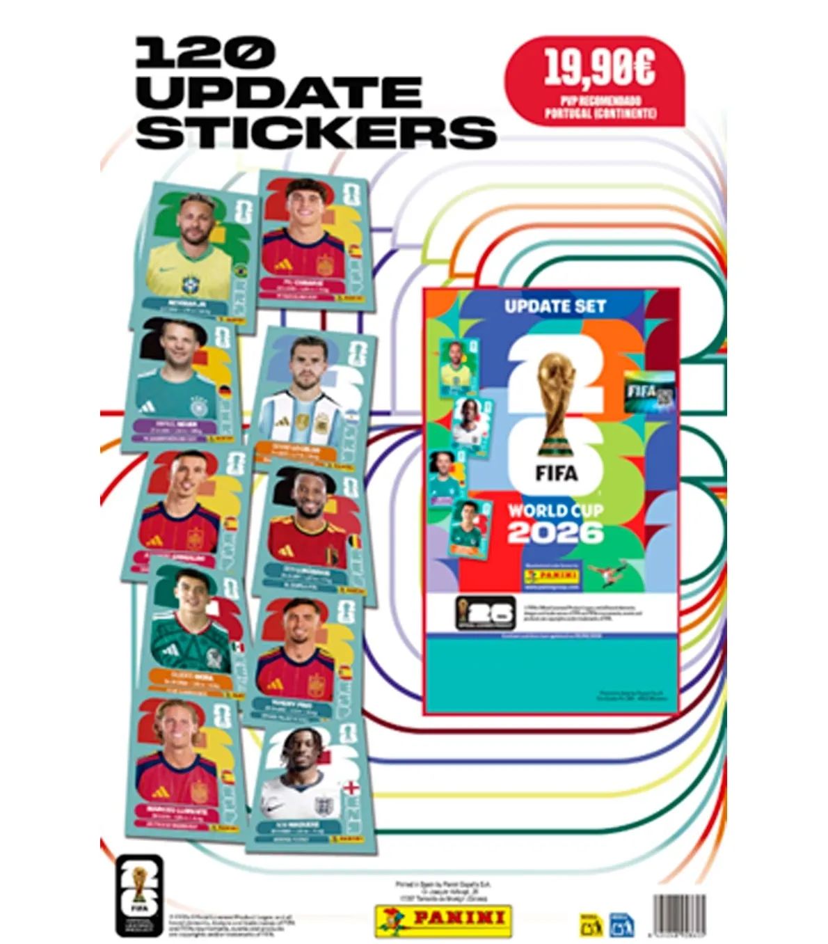 Set World Cup 2026 120 cromos update Panini