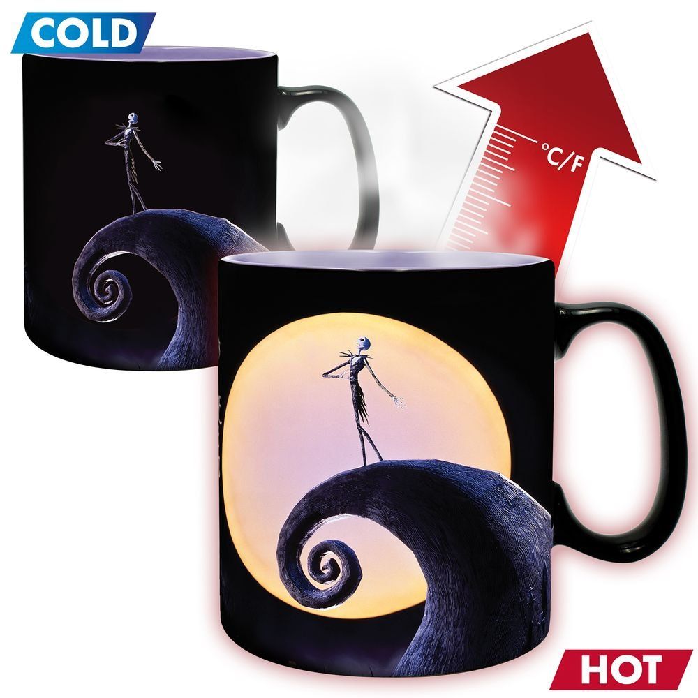 Taza termocolora Jack y Luna Pesadilla Antes de Navidad
