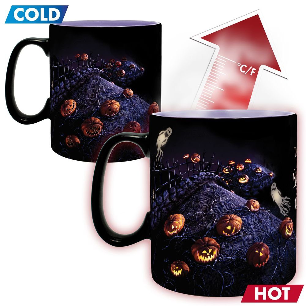 Taza termocolora Jack y Luna Pesadilla Antes de Navidad - Imagen 2