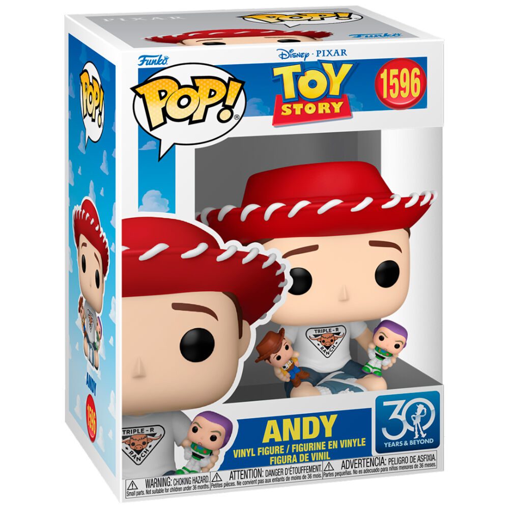 Funko Pop! (1596) Andy Toy Story Disney Pixar
