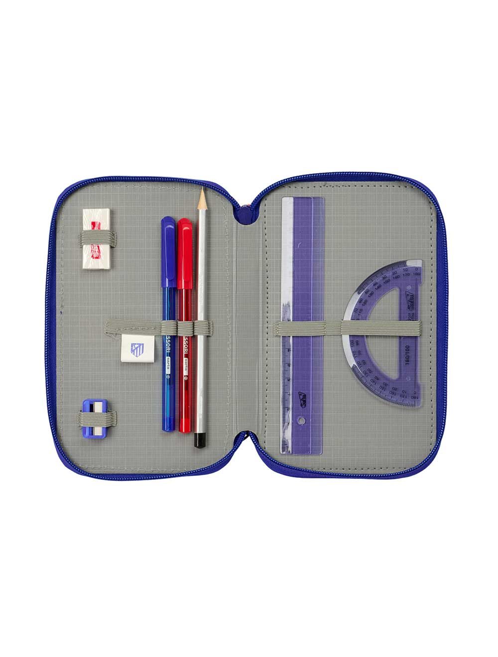 Plumier triple Atco. Madrid 37pcs - Imagen 2