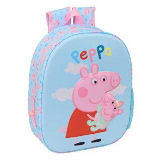 Mochila 3D Peppa Pig 33cm