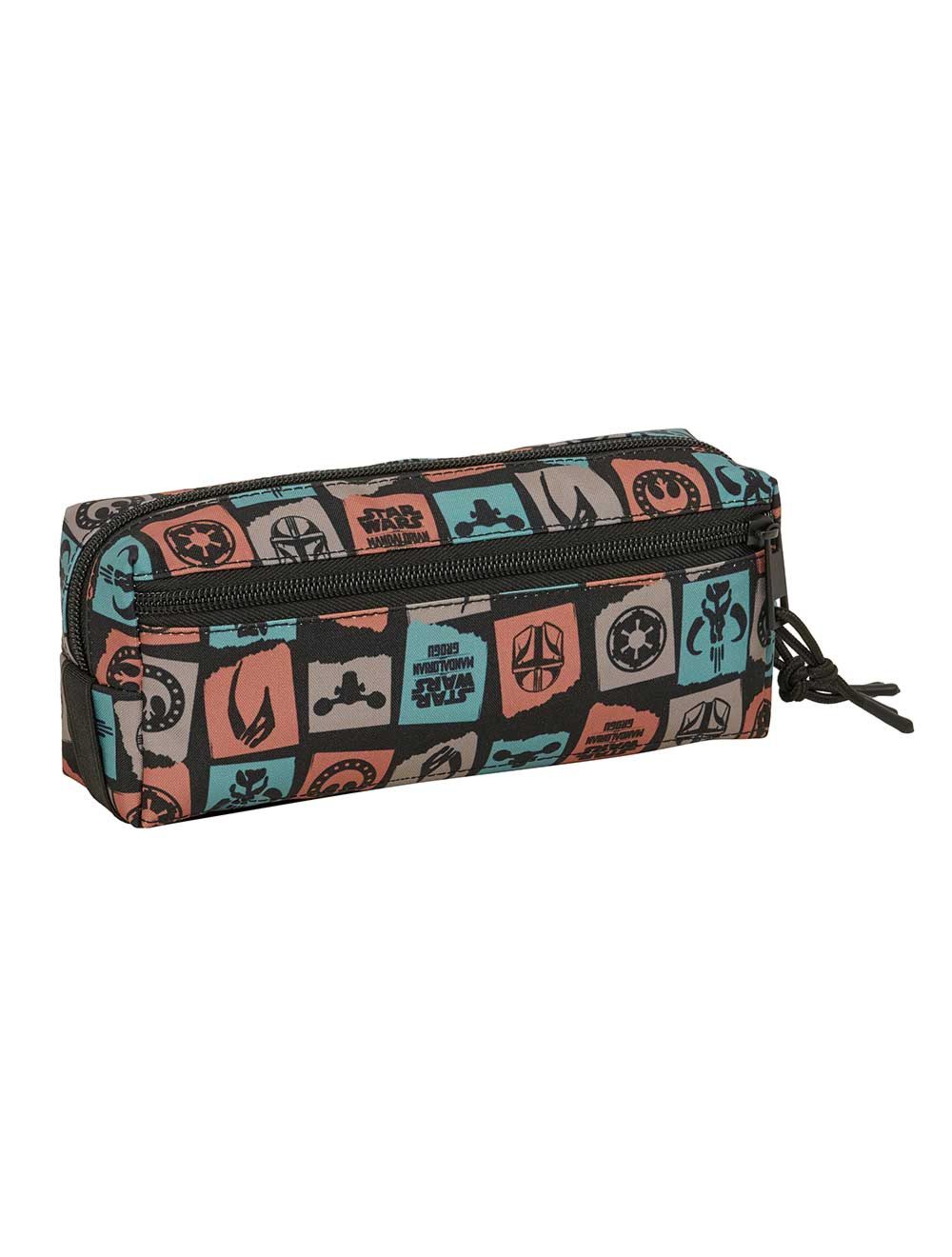 Estuche triple Mandalorian c/goma elast. 22cm - Imagen 2