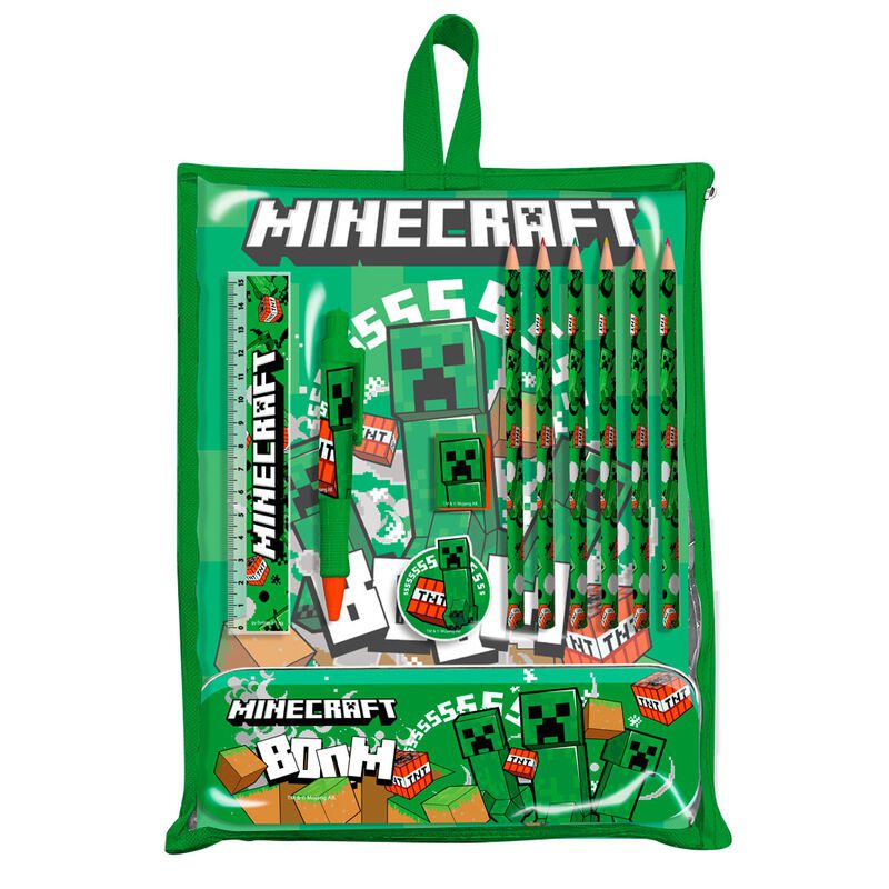 Set papelería Minecraft