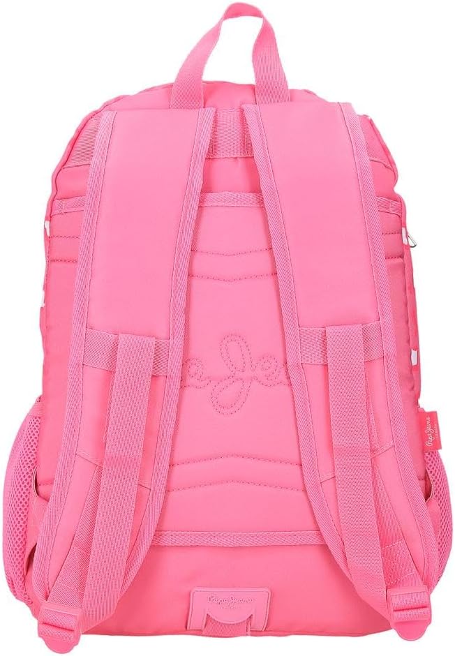 Mochila Evelyn 44cm rosa Pepe Jeans - Imagen 4