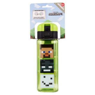 Botella robot Minecraft 550ml con cierre