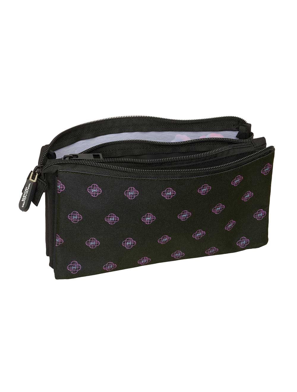 Estuche triple K-Pop DH negro - Imagen 2