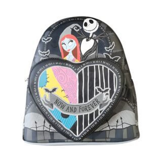 Mochila corazón partido Jack y Sally Pesadilla Antes de Navidad